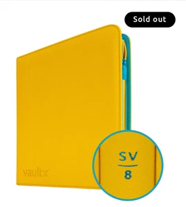 Vault X 1st Edition SV8 Surging Sparks Exo-Tec 9 pocket Zip Binder Pokemon Cards - Picture 1 of 5