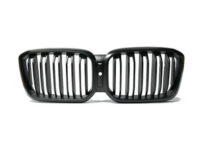 Fits for 22-24 BMW X3 X4 G01 G02 Facelift Front Grille Matte Black w/ Hole - Image 1 of 2