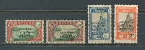 Niger 1941 Semi-Postals set mint o.g. hinged - Picture 1 of 1
