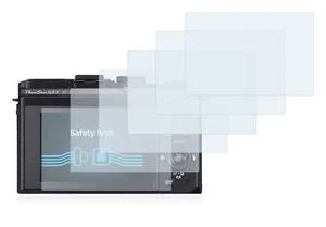 Canon Powershot G3 X , 6 x Transparent ULTRA Clear Camera Screen Protector - Picture 1 of 4
