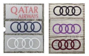 FC BAYERN MÜNCHEN SPONSOR AUDI&QATAR AIRWAY FUSSBALL AUFNÄHER - Bild 1 von 7