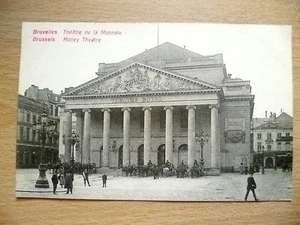 POSTCARD- BRUXELLES, THEATRE DE A MONNALE (BRUSSELS MONEY THEATRE) - Picture 1 of 2