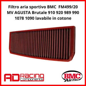 Filtro aria sportivo bmc FM499/20 MV AGUSTA Brutale 910 920 989 990 1078 1090 - Imagen 1 de 24