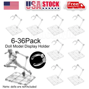 HG144 Adjustable Action Figure Display Holder Doll Model Base Support Stand 6-36 - Picture 1 of 10