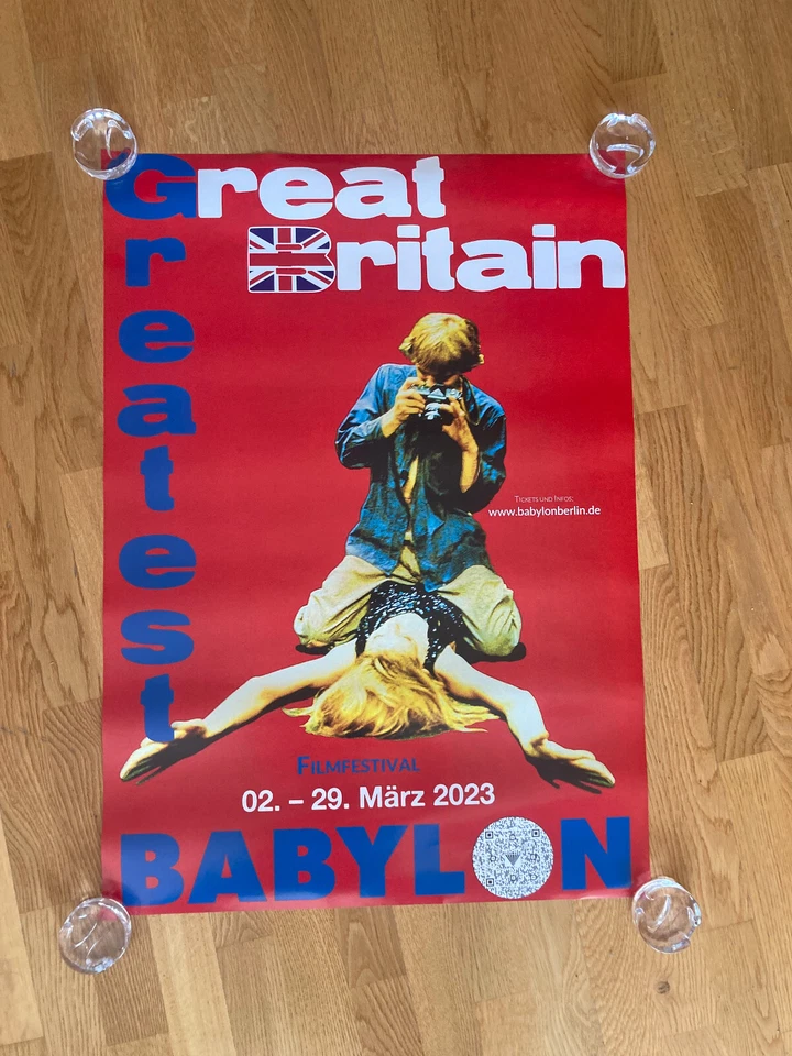 BLOW-UP Filmplakat FILM IN BRITAIN FESTIVAL Wiederaufführung 2023 Größe: 84x59cm - Bild 1 von 3