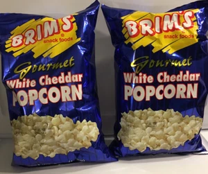3 Bags Gourmet White Cheddar Popcorn 5.125 Oz Each Bag By Brims Delicious - Picture 1 of 6