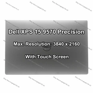 15.6" Dell XPS 15 9570 4K UHD LCD LED Panel Touch Screen Digitizer Assembly - Picture 1 of 6