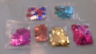 6 x Small bag of star sequins use for chunky glitter festival make up