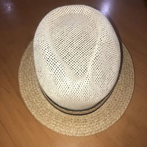 100% paper Hat -light Tan Summer Hat . NEW - Picture 1 of 4