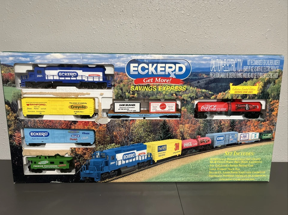 Eckerd Savings Express HO Train Complete Collector Set 2001 IHC 327