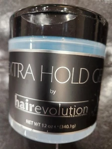 EXTRA HOLD GEL HAIR EVOLUTION NET WT 12 OZ EXTRA HOLD GEL ALCOHOL FREE MADE USA - Picture 1 of 3