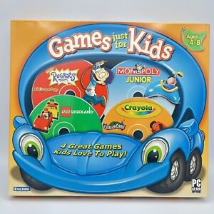 Games Just For Kids - PC Game - Rugrats, Monopoly Jr, LegoLand, Crayola Creation