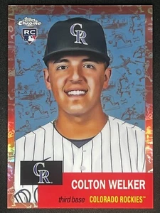 COLTON WELKER 2022 Topps Chrome Platinum Toile Cream Rose Gold Rookie RC #/75 - Picture 1 of 2
