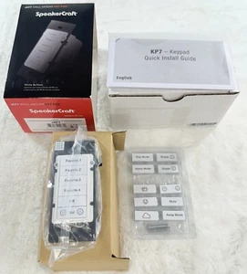 SpeakerCraft sKP7 In-Wall Keypad Controller for SpeakerCraft MRA-664-White-New!! - Picture 1 of 11