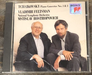 Tchaikovsky Piano Concertos Nos. 1 & 3 CD 1990 Sony Classical - Picture 1 of 2