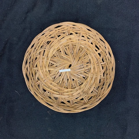 Circle Wicker Woven Basket Cover