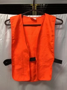 Youth Hi Vis Orange Hunting Vest Youth Size Fits Most - High Viz - Picture 1 of 5