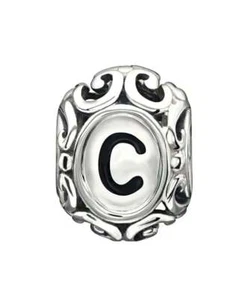 Charms Chamilia Initially Speaking - Letter C 2020-0728 en Plata de Ley de 925 m - Imagen 1 de 3