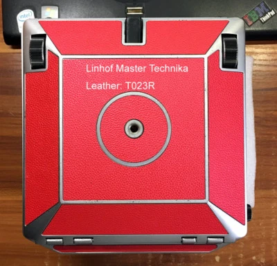 Linhof Master Technika 4x5 Repuesto Piel Cubierta Precortada Autoadhesiva! Foto 1 de 4