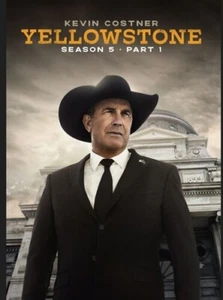 Yellowstone Season-5 part 1, 8 episodes ( DVD, 4-Disc ) Brand New & Sealed