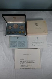1974 Coinage of Belize Proof Set – 8 Coin Set - Picture 1 of 6