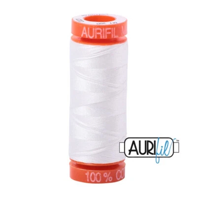 Aurifil Thread Mako 50wt 100% Cotton Small Spools 220 yds Each - Image 1 of 4