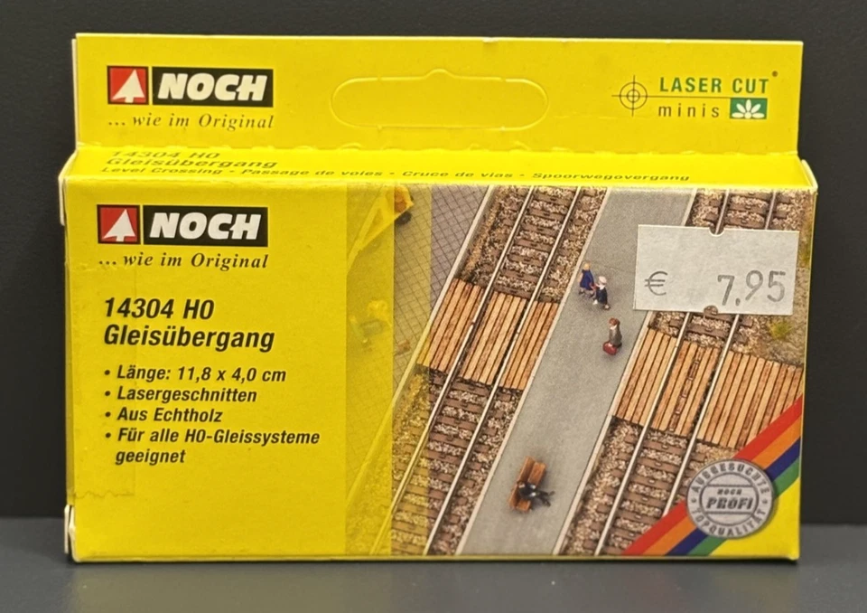 Noch H0 14304 Gleisübergang, 11.8 cm x 4 cm | OVP | unbenutzt - Bild 1 von 1