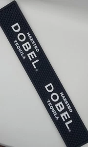 Maestro Dobel Tequila Rubber Bar Spill Mat B&W New Mancave/Bar - Picture 1 of 3