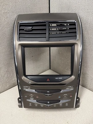 2011-2015 Lincoln MKX 8.0” Radio Climate Control Panel Switch OEM CA1T-18A802-AF - Image 1 of 4