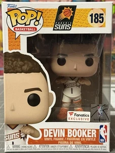 Funko Pop! NBA Devin Booker Phoenix Suns Fanatics Exclusive #185 w/ Protector - Picture 1 of 2