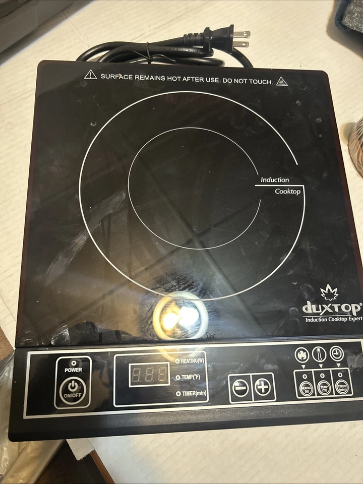 ESTUFA DE INDUCCIÓN ELÉCTRICA DUXTOP BT-180G3 1800W Foto 1 de 4