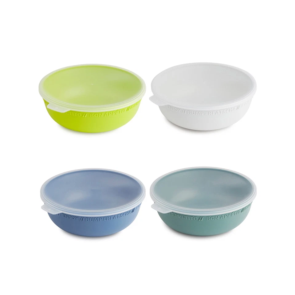 ROTHO 4er Set Schüssel Deckel Tresa Küchenschüssel Kunststoff Frischhaltedosen - Bild 1 von 1