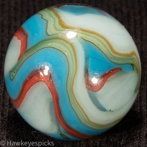 Sammy's Mountain *YETI Swirl Marble 5/8" Mint Hawkeyespicks sg - Picture 1 of 6