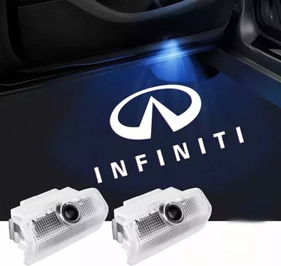 White LED Door Welcome Lights for Infiniti Q50 Q60 Q70 — Aftermarket Accessory - Image 1 of 3