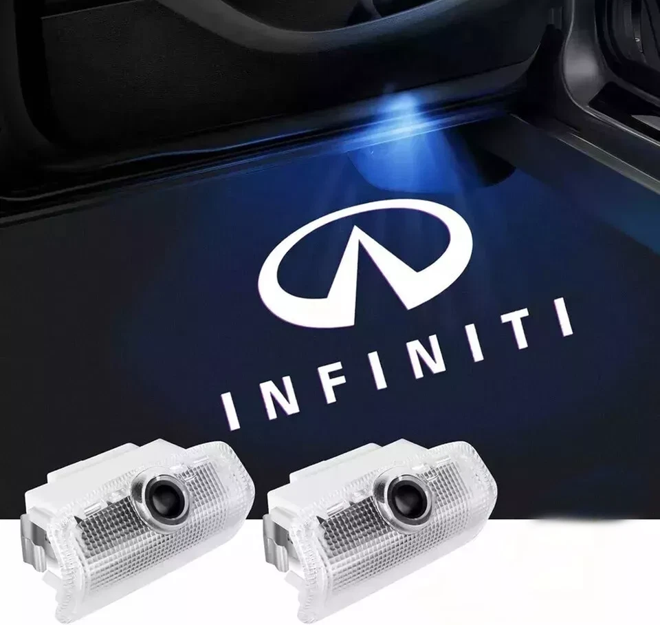 White LED Door Welcome Lights for Infiniti Q50 Q60 Q70 — Aftermarket Accessory - Image 1 of 3