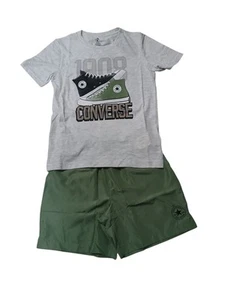 Converse Retro Remix Boys Outfit - Grey/Green - Picture 1 of 3