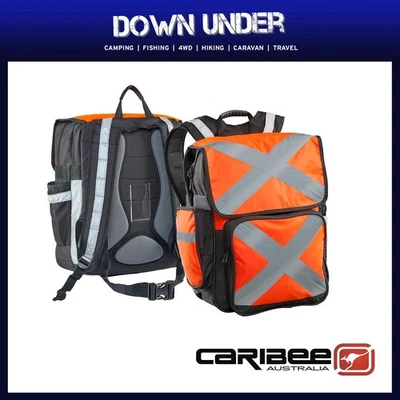 Caribee Pilbara 34L Safety Backpack - Hi Vis Orange - image 1 of 4