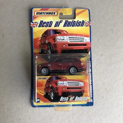Matchbox Best of British Range Rover Sport, Red, 1:64, NIB - Image 1 of 4