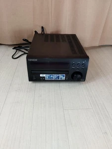DENON RCD-M40 Black AM/FM radio tuner CD Front USB terminal Analog audio input - Picture 1 of 12