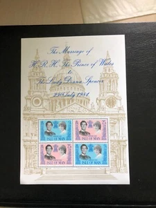 Royal Wedding Isle of Man Bl. 5 Lady Diana - Bild 1 von 1