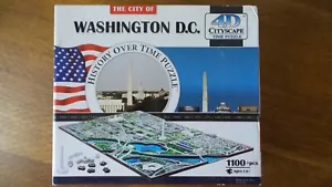 History Over Time Washington DC 4D Cityscape Puzzle - Picture 1 of 5