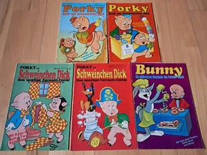 Porky nº8, 9, 18, 34, Bugs Bunny nº15 - Lote 5 cómics CONDOR - Imagen 1 de 3