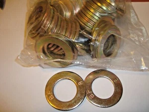 29mm x 50mm x 3.5mm High Tensile (grade 8) Washers Bag of 50,Zinc Yellow - Picture 1 of 6