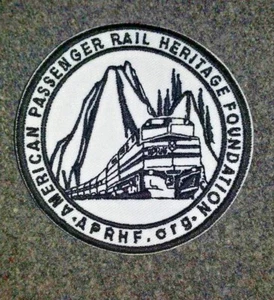 American Passenger Rail Heritage Foundation 3" Embroidered Patch  - Picture 1 of 1