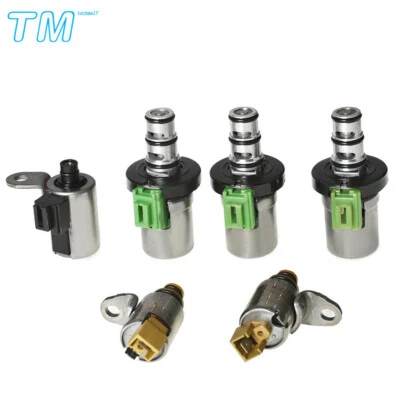 6 × Transmission Solenoid For 2000-2010 2011 2012 Ford Focus Fiesta 2.0L 4F27E - Image 1 of 4