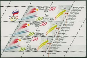 Eslovenia 1992 Olympia Albertville Kleinbogen 6/7 K postfrisch (C90292) - Imagen 1 de 1