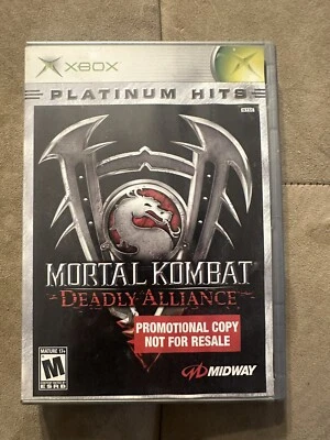 Mortal Kombat Deadly Alliance Microsoft Xbox Rare NFR Promotional Complete CIB  - Image 1 of 3
