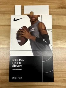 Nike Pro Dri-FIT Big Kids Youth Football Shiver Black NEW! - Picture 1 of 5