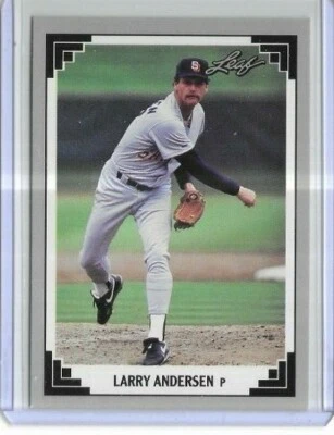 1991 Leaf Larry Andersen #407 San Diego Padres - Image 1 of 2