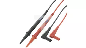 VOLTCRAFT MS-1A test leads, 1.00 m, black, red 108487 /T2UK - Picture 1 of 1